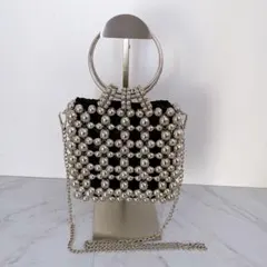 moussy SILVER BEADED MINI バッグのサムネイル