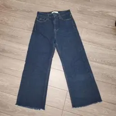 ZARA ハイウエストデニム