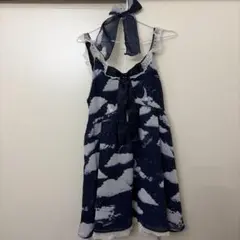 プリティ misty sky ジャンパースカート シュシュ 2点セット ネイビー 