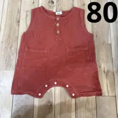 ペアマノン　80 ノースリーブロンパース　ベビー　春夏　男の子