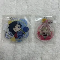 鬼滅の刃 キーホルダー 甘露寺蜜璃 冨岡義勇