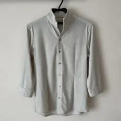 HIGH STREET ハイストリート 7分袖シャツ S 高ストレッチのサムネイル