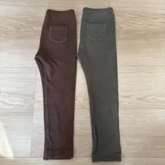 最終値引き　100センチ　レギンス　2枚セット