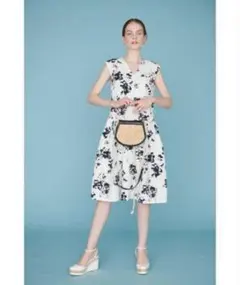 極美品 CELFORD セルフォード グロシャンAラインワンピース