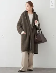 acoffeeさま専用 ローレンマヌージアン　ロングガウンコート 2026年最新】LAUREN MANOOGIAN ロングコートの人気アイテム - メルカリ