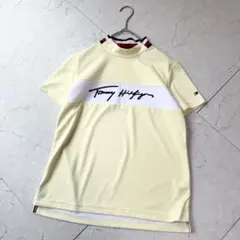 TOMMY HILFIGER GOLF ゴルフ モックネックシャツ M イエローのサムネイル