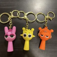 スプランキー　キーホルダー　3点セット
