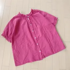 SM2 麻混2way刺繍ブラウス シャツのサムネイル
