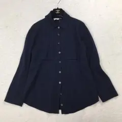 【新品・定番】Sezane セザンヌ ニットカーディガン　紺　S　メリノウール