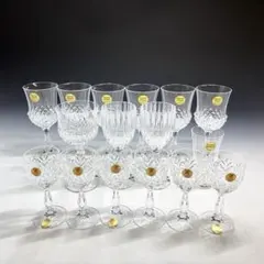 ドイツ ZWIESEL グラス シャンパン デザート ガラス 脚付 8客 レトロ 