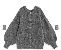 GRL 前後2Wayモヘヤタッチニットカーディガン[an1244]