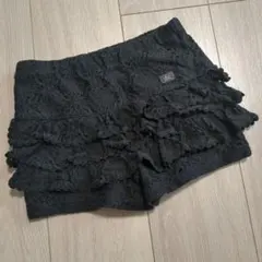 メゾピアノmezzopiano130女の子キッズレースハーフパンツショートパンツ