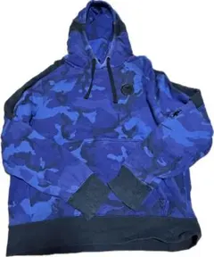 NIKE NBA パーカー XL ブルー カモフラ 迷彩