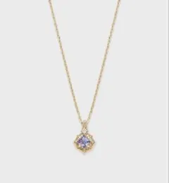 み*な様 K10 タンザナイトダイヤモンドネックレス - メルカリ