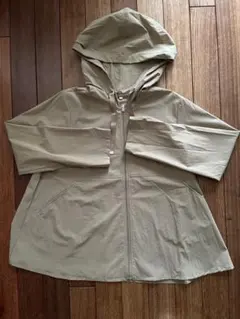 ＊美品＊フード付きジャケット ベージュ　LLサイズ