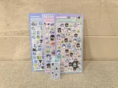 はぴだんぶい ボンボンドロップシール・ミニチュアチャーム 4点セット