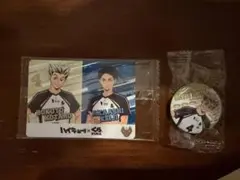 ハイキュー!! くら寿司コラボ ビッくらポン! 缶バッジ カード 木兎 赤葦