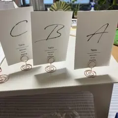 結婚式 席次表 A B C セット