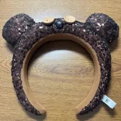 クマ耳スパンコールカチューシャ