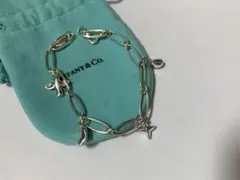 美品　ティファニー　チャームブレスレット　エルサペレッティ　シルバー