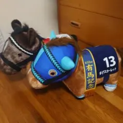 ナムコ限定　サラブレッドコレクションふわふわビッグ　ダイワスカーレット＆ウォッカ