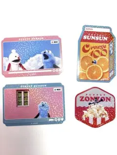 パペットスンスン キラキラダイカットステッカー