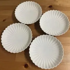 たち吉 白菊 銘々皿 4枚セット