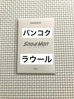 【SnowMan】popupバンコク限定　フォトカードD ラウール