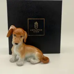 LLADROリヤドロ フィギュリン 新聞屋さん 犬 置物 インテリア 人形