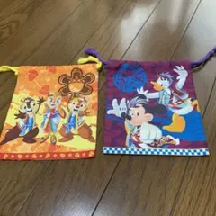 TDR★2016ディズニー夏祭り巾着　2枚セット