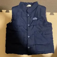 Simple Free ネイビー ダウンベスト 100