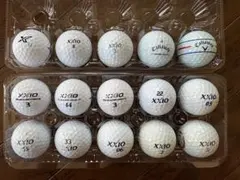 XXIO年式混合 Callaway ゴルフボール 15球セット ロストボールのサムネイル