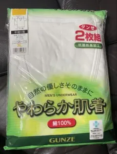 マ*ー様 GUNZE やわらか肌着 3L 2枚組　V首