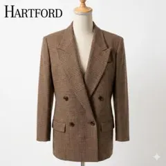 HARTFORD ダブルブレスト テーラードジャケット グレンチェック 7ARのサムネイル