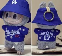 ラブブ labubu 服 ドジャース 野球 17 OHTANI 大谷 桜 ぬい服