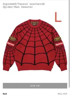 Supreme x Vanson Spider-Man Sweater L - メルカリ