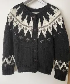 フリークスストア　ペルー求心カウチンニット