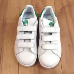 adidas Stan Smith ホワイト ベルト ベルクロ 19cm