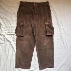 【90s】USA製 三つ星タグ RRL コーデュロイ カーゴパンツ ブラウンのサムネイル