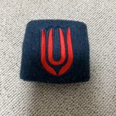 ダークブルー リストバンド 赤ロゴ UNISON SQUARE GARDEN