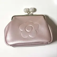 マリクワ がま口 ポーチ ピンク