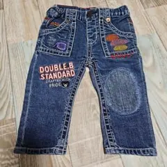 DOUBLE.B デニムパンツ 80