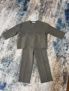 カーキ スーツ・ブレザーセット riziereセットアップ＋シャツ