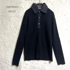 Paul Stuart ポールスチュアート 長袖ニット セーター ブラック Mのサムネイル