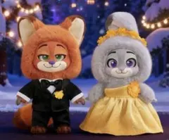 TOPTOY ズートピア2 ニック ジュディ ドレススーツ タキシード