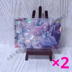 プロセカ　ウエハース　第４弾　No.8　巡音ルカ　2枚セット
