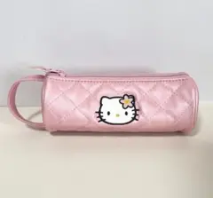 デアゴスティーニ：サンリオ ハローキティ キルティング ペンケース ピンクキルト