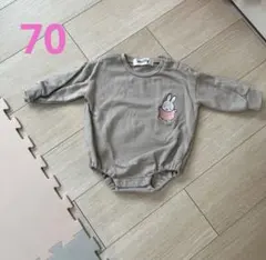 ミッフィー　ロンパース　size70 トレーナー生地