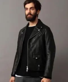 BY シープレザーダブルライダースジャケット