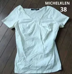 MICHEL KLEIN 半袖カットソー ホワイト サイズ38のサムネイル